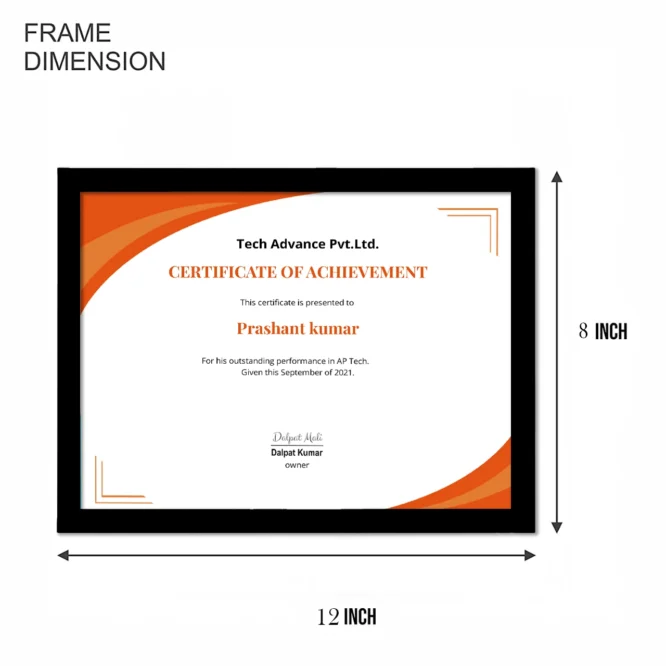 Corporate Achievements Certificate Frame (5) - Image 4